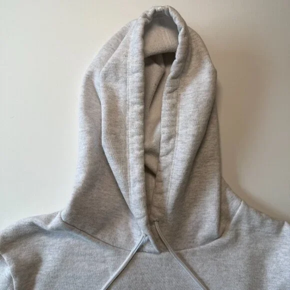 League Auburn Tigers Women's Cropped Hoodie Size L Heathered Light Gray, License - Picture 5 of 10